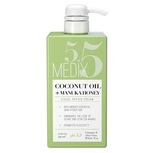 New MEDIX 5.5 Coconut Oil + Manuka Honey Visual Repair Cream 15 Fl Oz *NEW*
